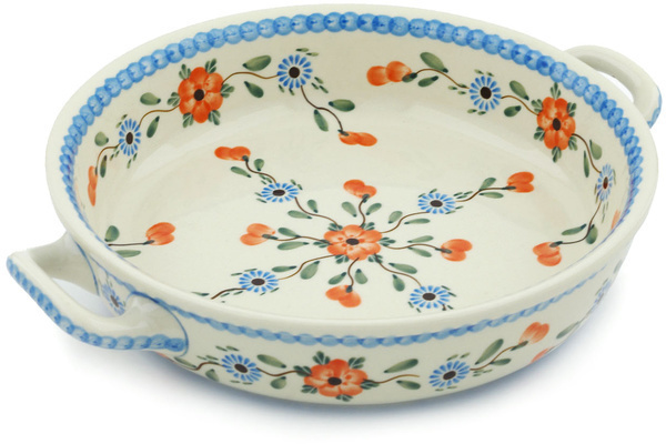 Round Baker with Handles 10-inch