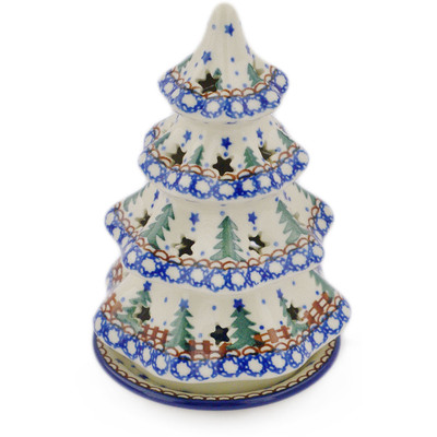 Christmas Tree Candle Holder 6"