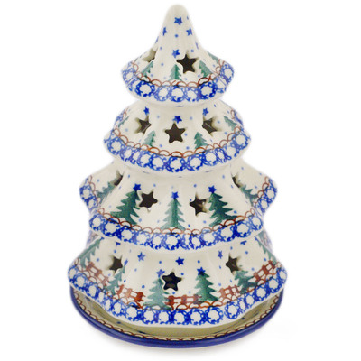 Christmas Tree Candle Holder 7"