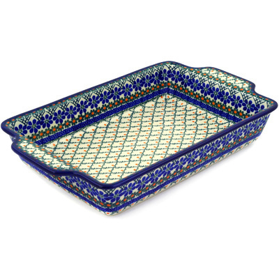 Rectangular Baker with Handles 15"