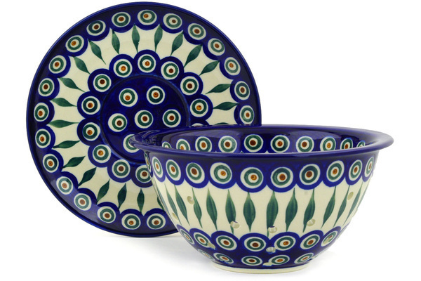 Colander with Plate 8"