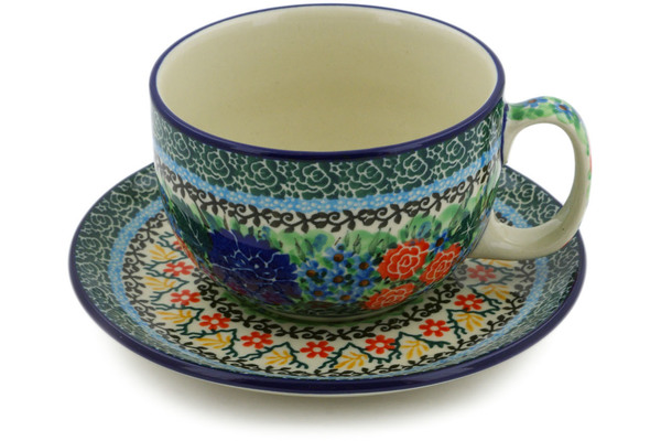 Cup with Saucer 13 oz