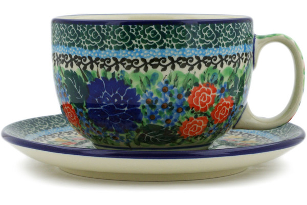 Cup with Saucer 13 oz