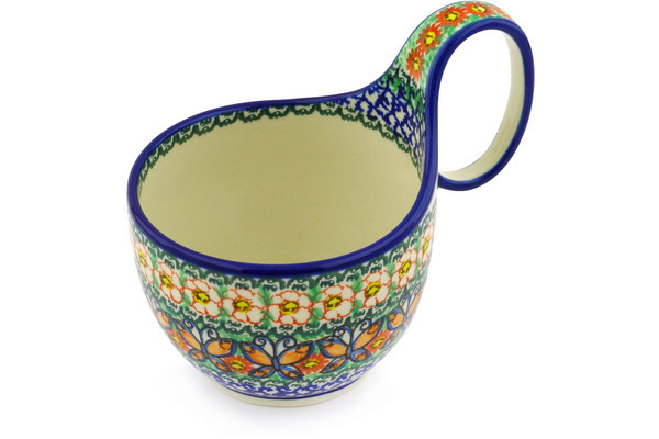 Bowl with Loop-Handle 6"