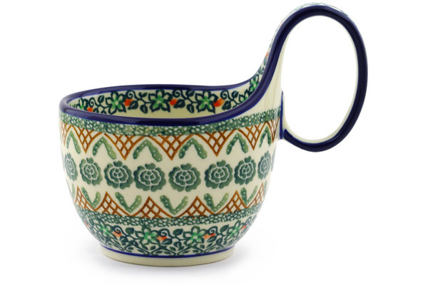 Bowl with Loop-Handle 6"