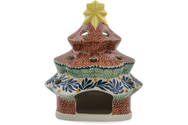 Christmas Tree Candle Holder 7"
