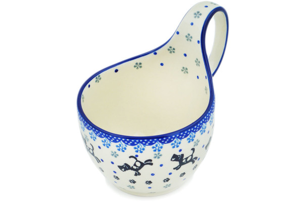 Bowl with Loop-Handle 6"