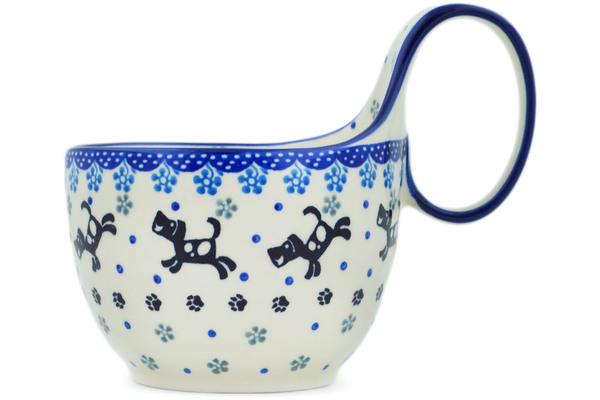 Bowl with Loop-Handle 6"