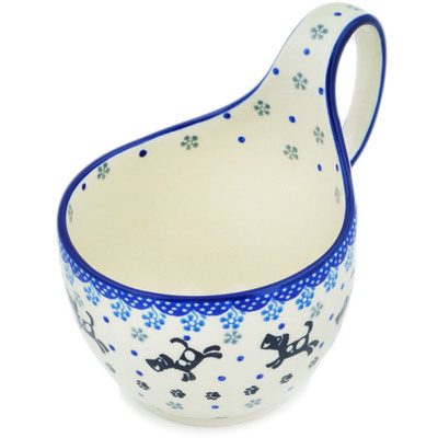 Bowl with Loop-Handle 6"