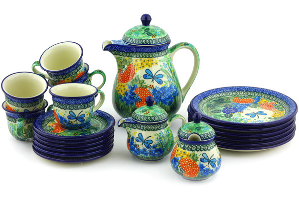 Tea or Coffee Set for Six 51 oz