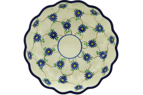 Scalloped Fluted Bowl 8"