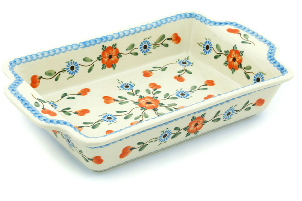 Rectangular Baker with Handles 13"