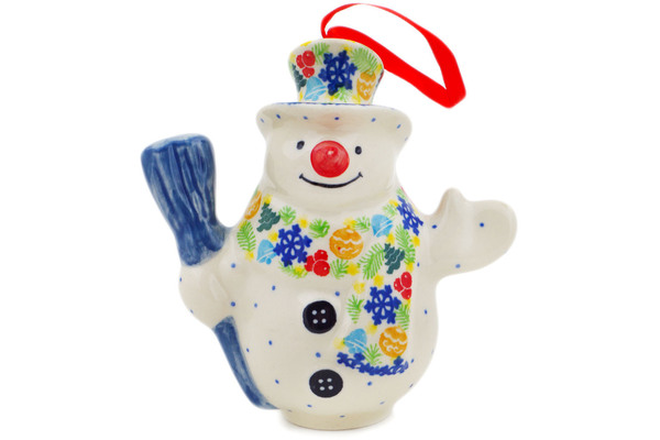 Snowman Ornament 5"