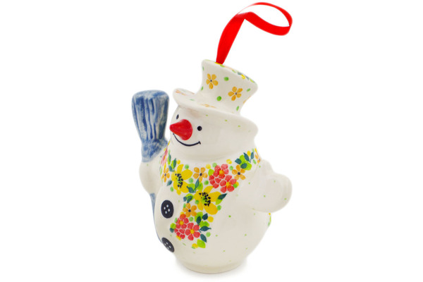Snowman Ornament 5"