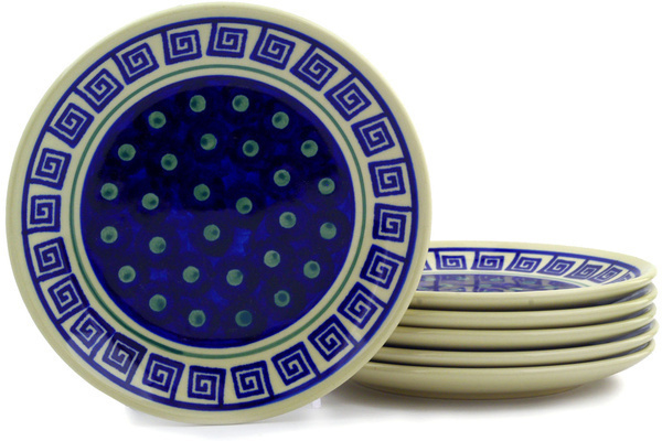 Set of 6 Plates 7"