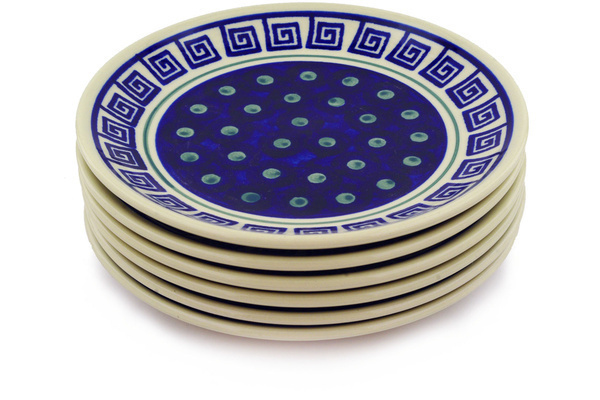 Set of 6 Plates 7"