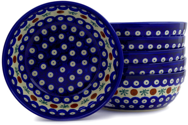 Set of 6 Bowls 7"