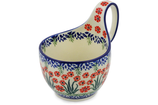 Bowl with Loop-Handle 6"