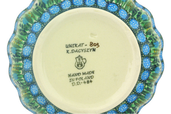 Scalloped Fluted Bowl 6"