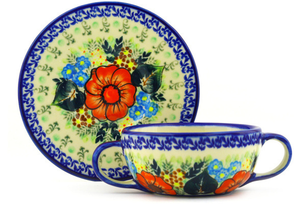 Bouillon Cup with Saucer 13 oz