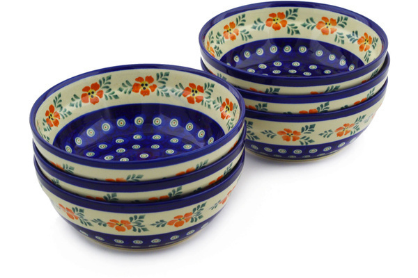 Set of 6 Bowls 7"