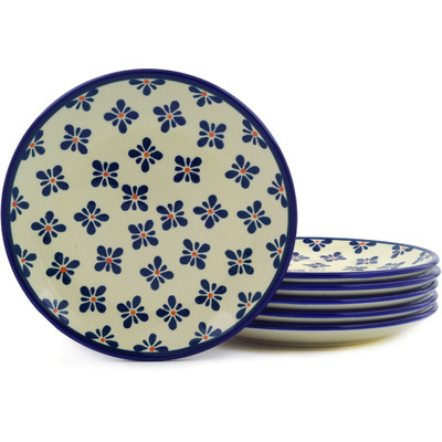 Set of 6 Plates 7"