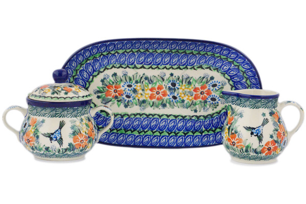 Sugar and Creamer Set 10"