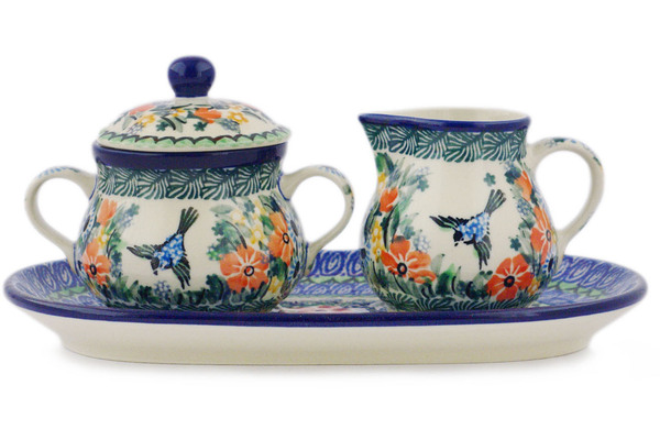 Sugar and Creamer Set 10"