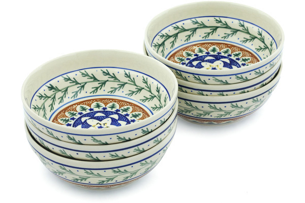 Set of 6 Bowls 7"