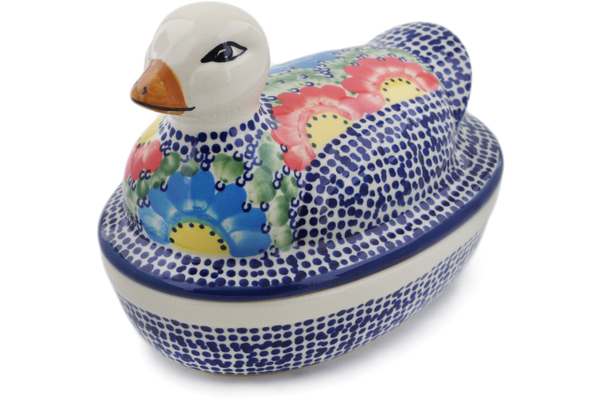 Duck Shaped Jar 7"