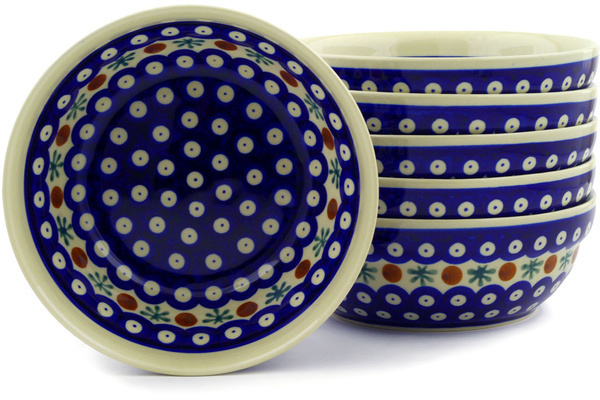 Set of 6 Bowls 7"