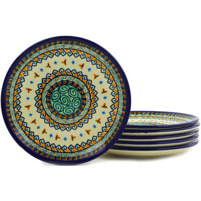 Set of 6 Plates 7"
