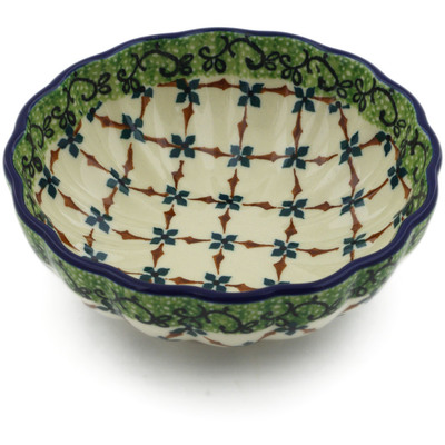 Scalloped Fluted Bowl 5"