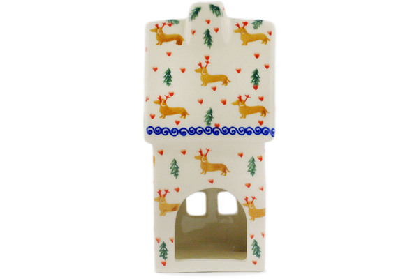 House Shaped Candle Holder 6"