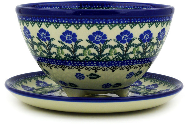 Colander with Plate 8"