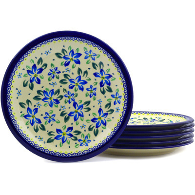 Set of 6 Plates 11"