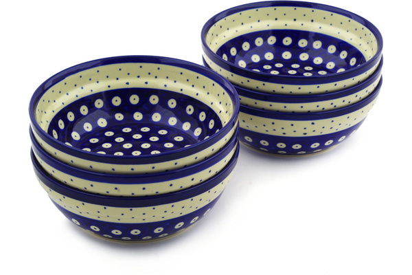 Set of 6 Bowls 7"