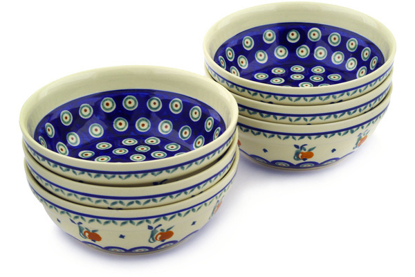 Set of 6 Bowls 7"