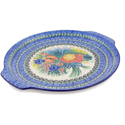 Platter with Handles 13"