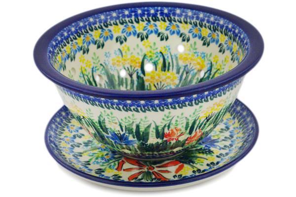 Colander with Plate 8"