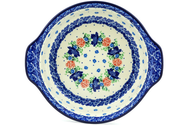 Round Baker with Handles 9"