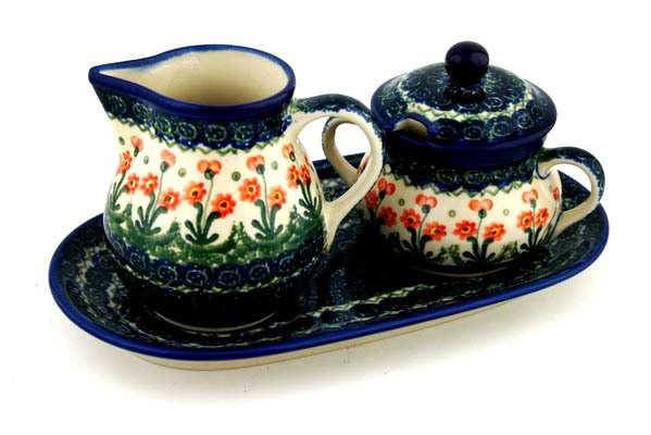 Sugar and Creamer Set 11"