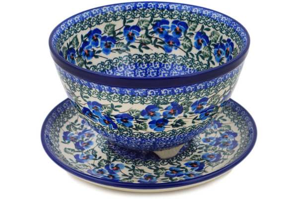 Colander with Plate 8"