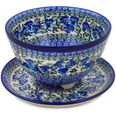 Colander with Plate 8"