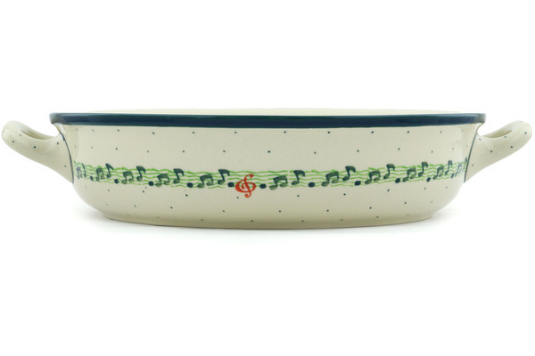 Round Baker with Handles 10-inch