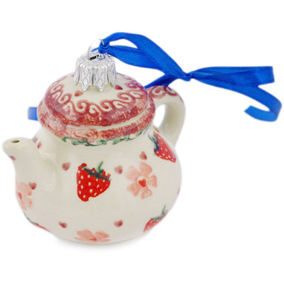 Teapot Ornament 3"