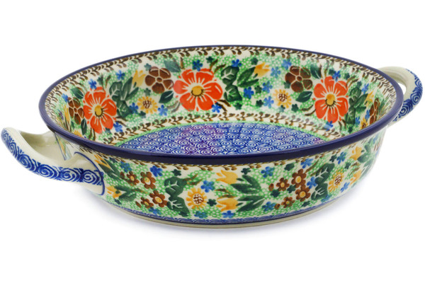 Round Baker with Handles 10"