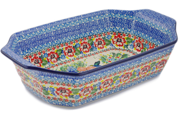 Rectangular Baker with Handles 14"