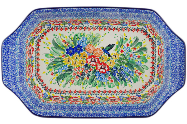 Rectangular Baker with Handles 14"