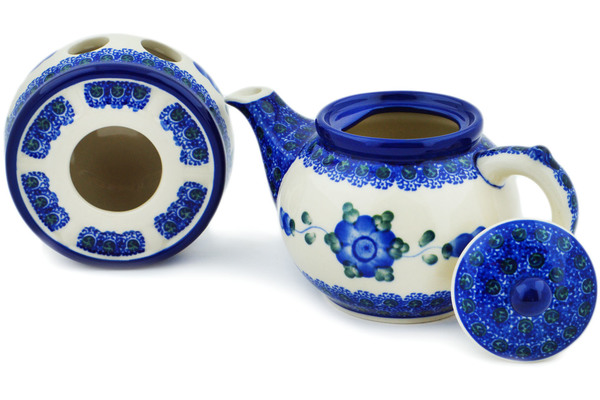 Tea or Coffee Pot with Heater 15 oz